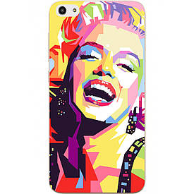 Чохол з картинкою силіконовий для ZTE Blade A522 Монро