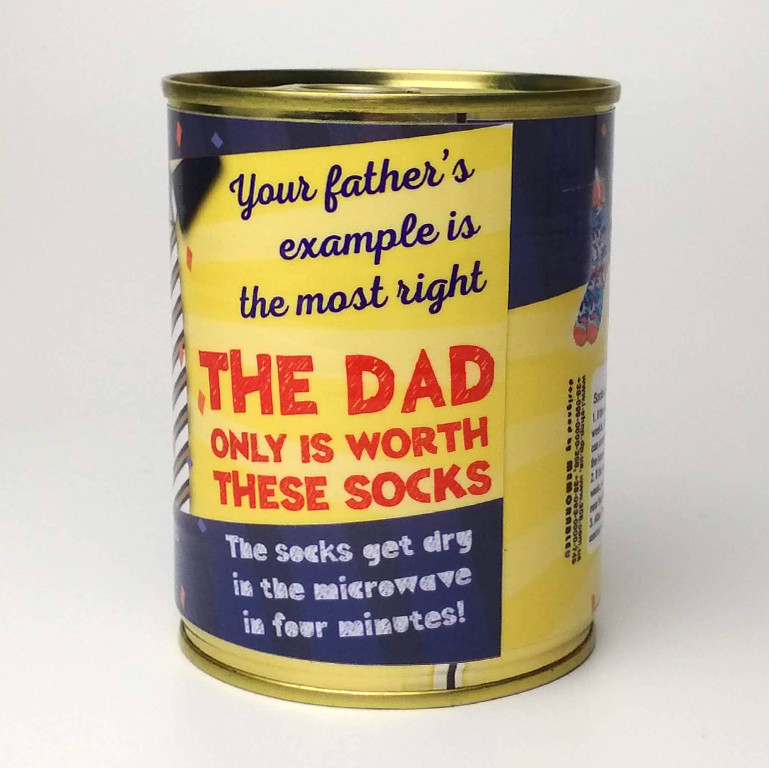 Консервированные носки мужские "Canned Socks Of The Best Dad - Gift For Father - Gift Father`s Day" - фото 7 - id-p990961718