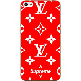 Бампер силіконовий чохол для ZTE Blade A522 з картинкою Supreme