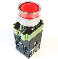 Кнопка с подсветкой LAY5-ВW3465 зеленая 1НО + 1 НЗ