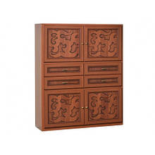 Пенал подвійній у вітальню з ДСП/МДФ Гарда Скай