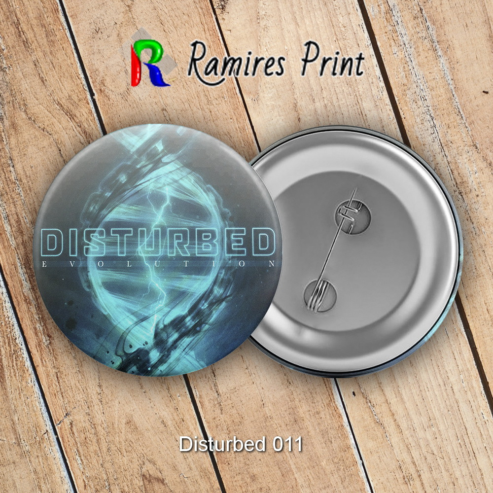 Значок 56 мм Disturbed 011, фото 1