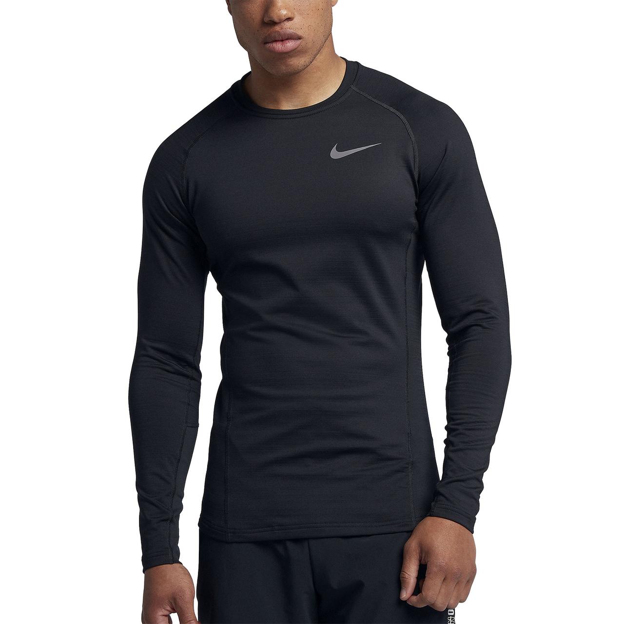 Термо футболка з довгим рукавом утеплена Nike Pro Therma Long Sleeve 929721-010