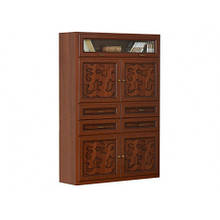 Вітрина сервант 1Д у вітальню з ДСП/МДФ Гарда Скай