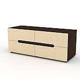 Тумба під ТВ МС-5 горіх екко Компаніт (130х47х53 см), фото 3