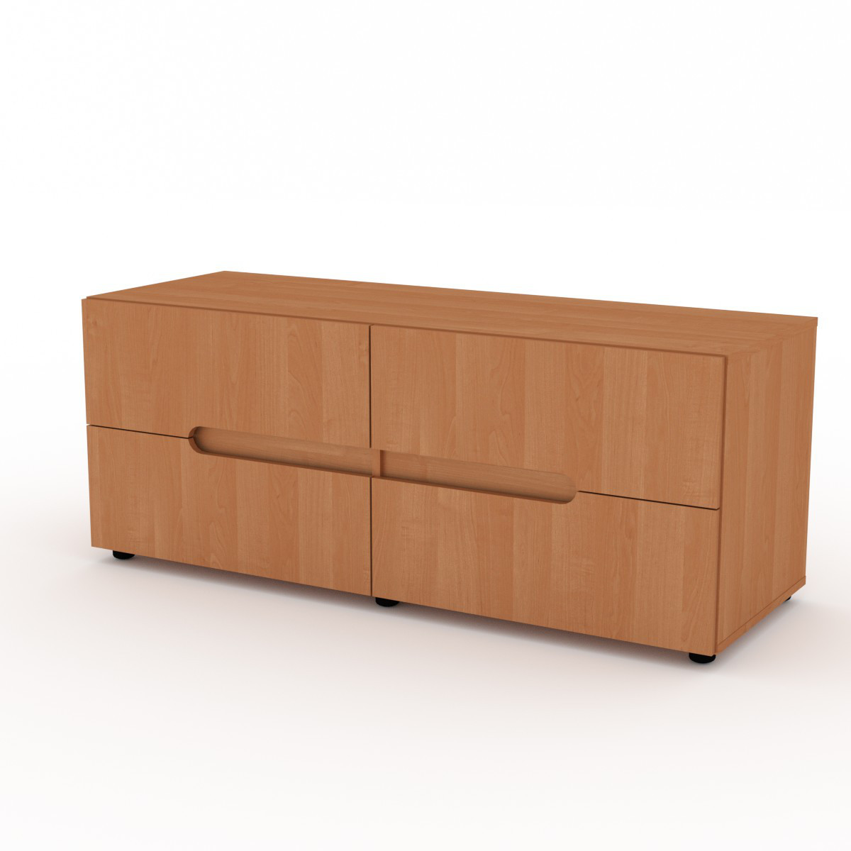 Тумба під ТВ МС-5 вільха Компаніт (130х47х53 см), фото 1