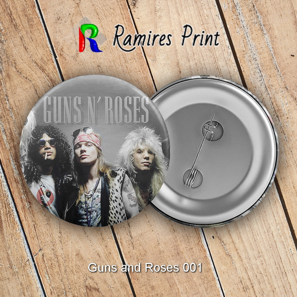 Значок 56 мм Guns and Roses