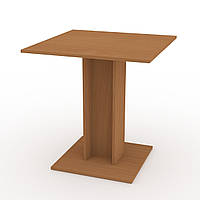 Дизайнерский кухонный стол КС-7 бук Компанит (70х70х74 см)