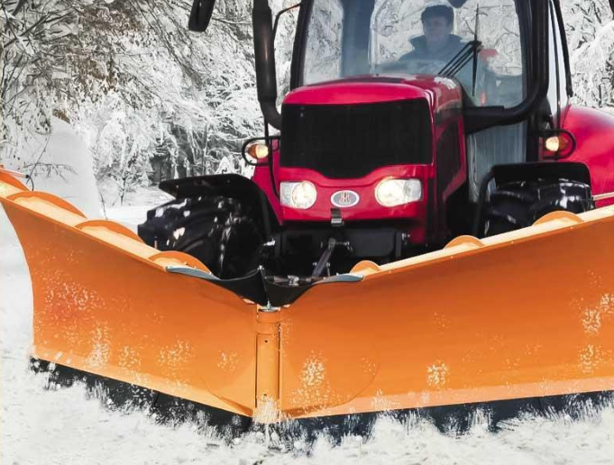 Снігоочисник (снегоотвал) з амортизатором PVHU5P 3200 для всіх типів навантажувачів, фото 1