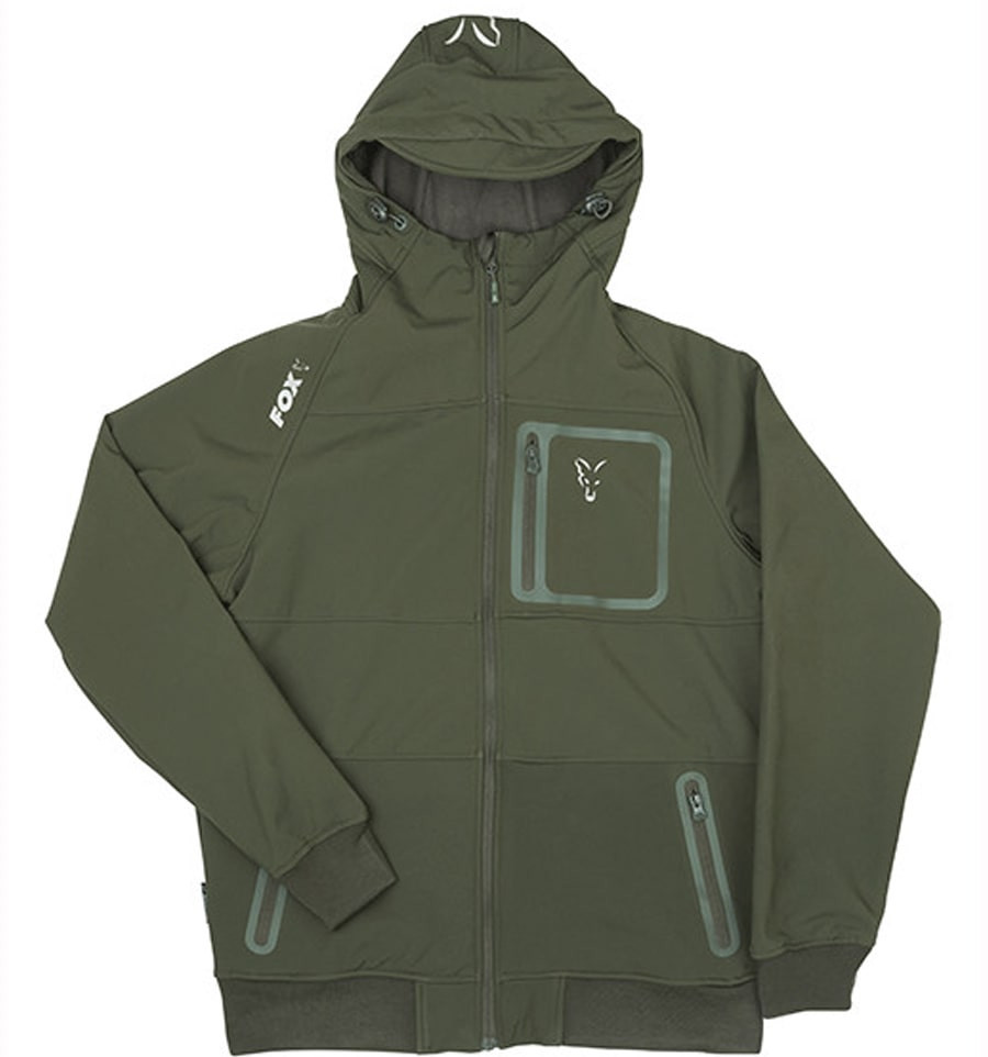Куртка Fox Collection Green and Silver Shell Hoodie, размер M - фото 3 - id-p1078989167