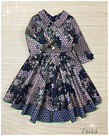 Платье" Миледи" Праздничное нарядное с украшением для девочки код 0103