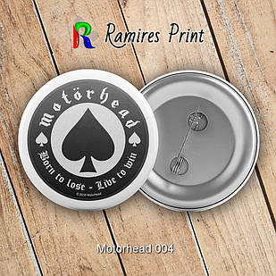 Значок 56 мм Motorhead 04