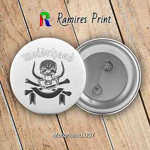 Значок 56 мм Motorhead 07
