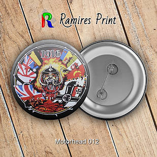 Значок 56 мм Motorhead 12
