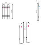 Вішалка-1 бук Компаніт (48х3х100 см), фото 9
