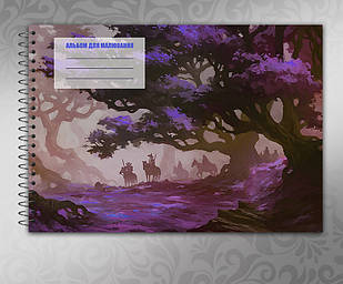 Альбом А4 на пружині для малювання 18 л.