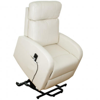 Подъемное кресло с двумя моторами, CAROL (белое) - фото 2 - id-p1079151116