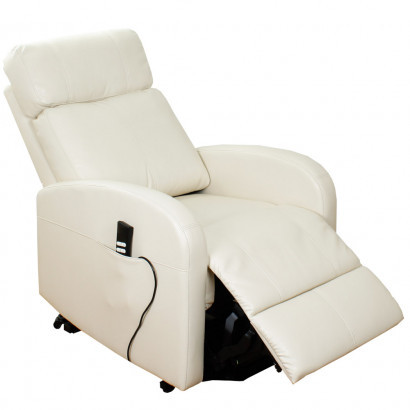Подъемное кресло с двумя моторами, CAROL (белое) - фото 3 - id-p1079151116