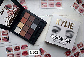 Палетка теней для глаз Kyile Kyshadow 12 цветов Тени Kyile Скидка All 985