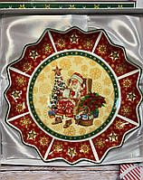 Блюдо порцелянове "Новорічна колекція" 38 c 986-027