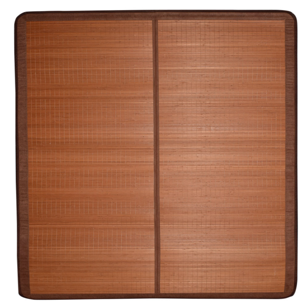Покривало рогожа бамбук 180х195 см розкладне не лаковане коричневе (47703.001)