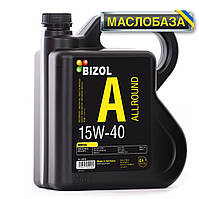 Минеральное моторное масло - BIZOL Allround 15W40 4л
