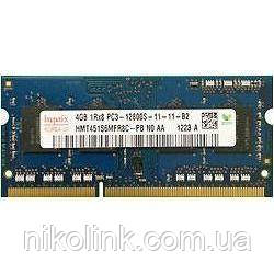 Память Hynix SODIMM DDR3 4GB PC3-12800S (1600Mhz) (HMT451S6MFR8C-PB)(8x1), б/у