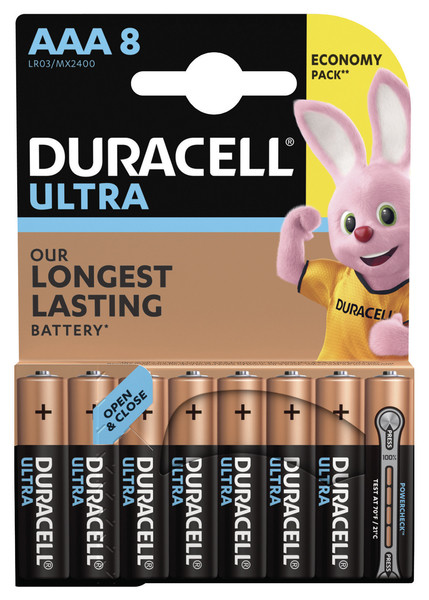 Батарейки LR3 Duracell Ultra AAA - фото 2 - id-p13337471