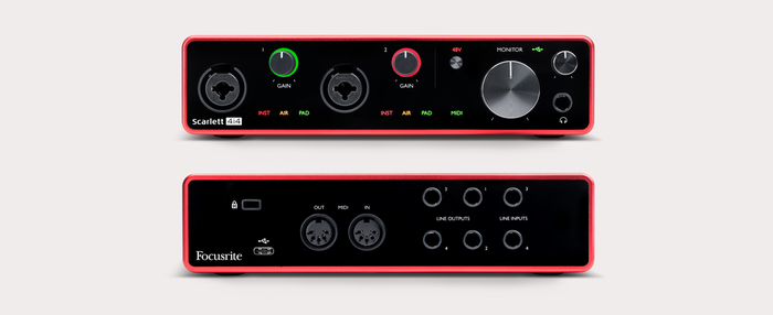 Аудіоінтерфейс FOCUSRITE Scarlett 4i4 3rd Gen, ціна: 13680
