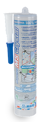 Герметик гібридний Mapei Mapeflex MS Crystal New300 мм, фото 1