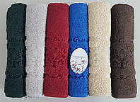 Банные махровые полотенца «Vip cotton Hayal» 140*70 см (6 шт)
