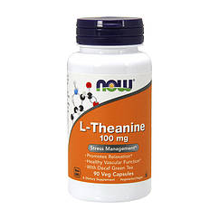 NOW Foods L-Theanine 100 mg 90 Veg Capsules