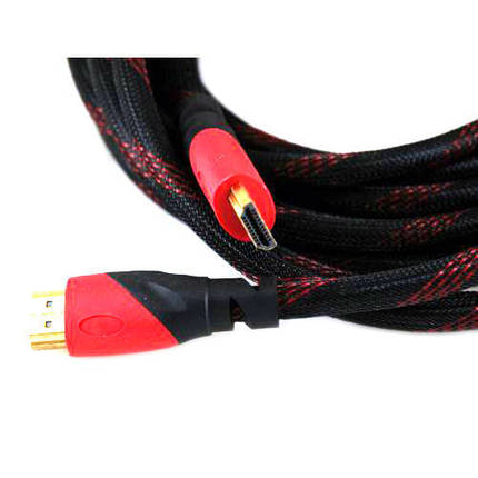 Кабель Hdmi to Hdmi 5м 1080p посилений в обмотці MHZ, фото 1