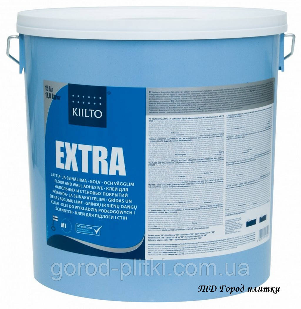 Клей для винилового ламината Kiilto Extra 15L - фото 1 - id-p1079236378