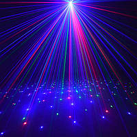 Світлодіодний лазерний вуличний проектор ECOLEND 33-3 червоні, сині та зелені точки IP65 9W