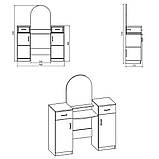 Трюмо-2 Дуб крафт золотий Компаніт (118х39х139 см), фото 2
