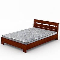 Кровать полуторная с матрасом 140 Стиль яблоня Компанит (144х213х77 см)