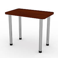 Стол кухонный с металлическими ножками КС-9 яблоня Компанит (90х55х73 см)