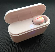 Бездротовий Bluetooth-навушник із мікрофоном HBQ-Q32 Single Logo White, фото 6