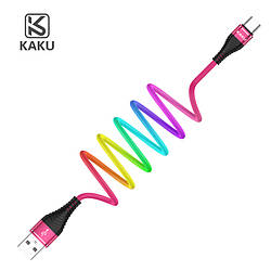 USB кабель Kaku KSC-109 microUSB 3.2 A / 1.2 m - Rainbow