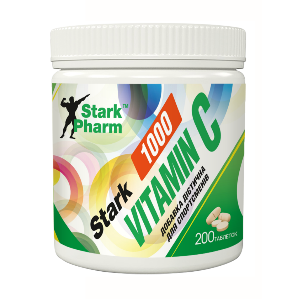 Vitamin C 1000 мг Stark Pharm 200 таблеток, фото 1