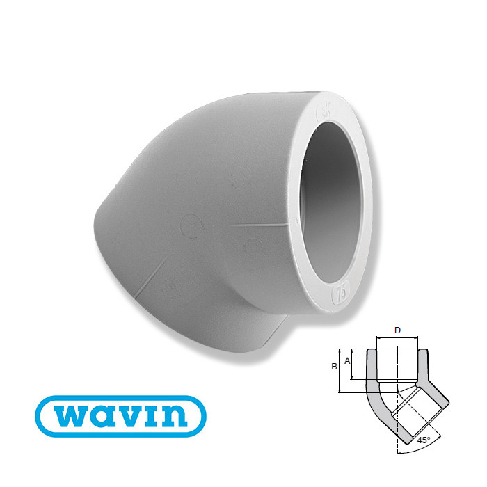 Кут (колір) EKOPLASTIK 45°, фото 1