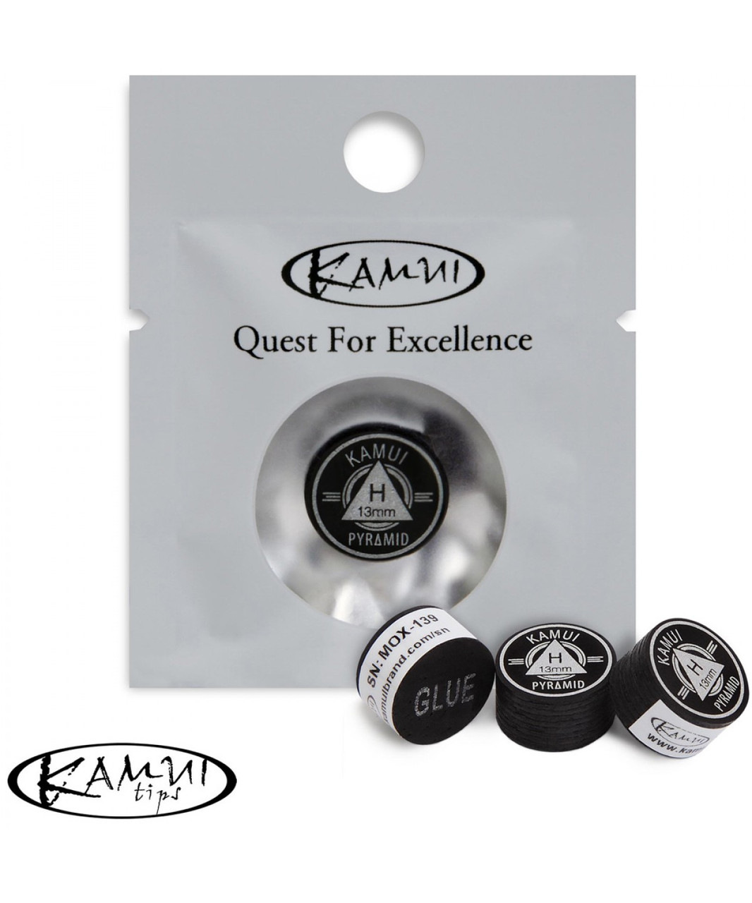 Наклейка для кия KAMUI PYRAMID Black