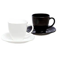 Сервіз чайний Luminarc Carine Black/White 12 пр (D2371)
