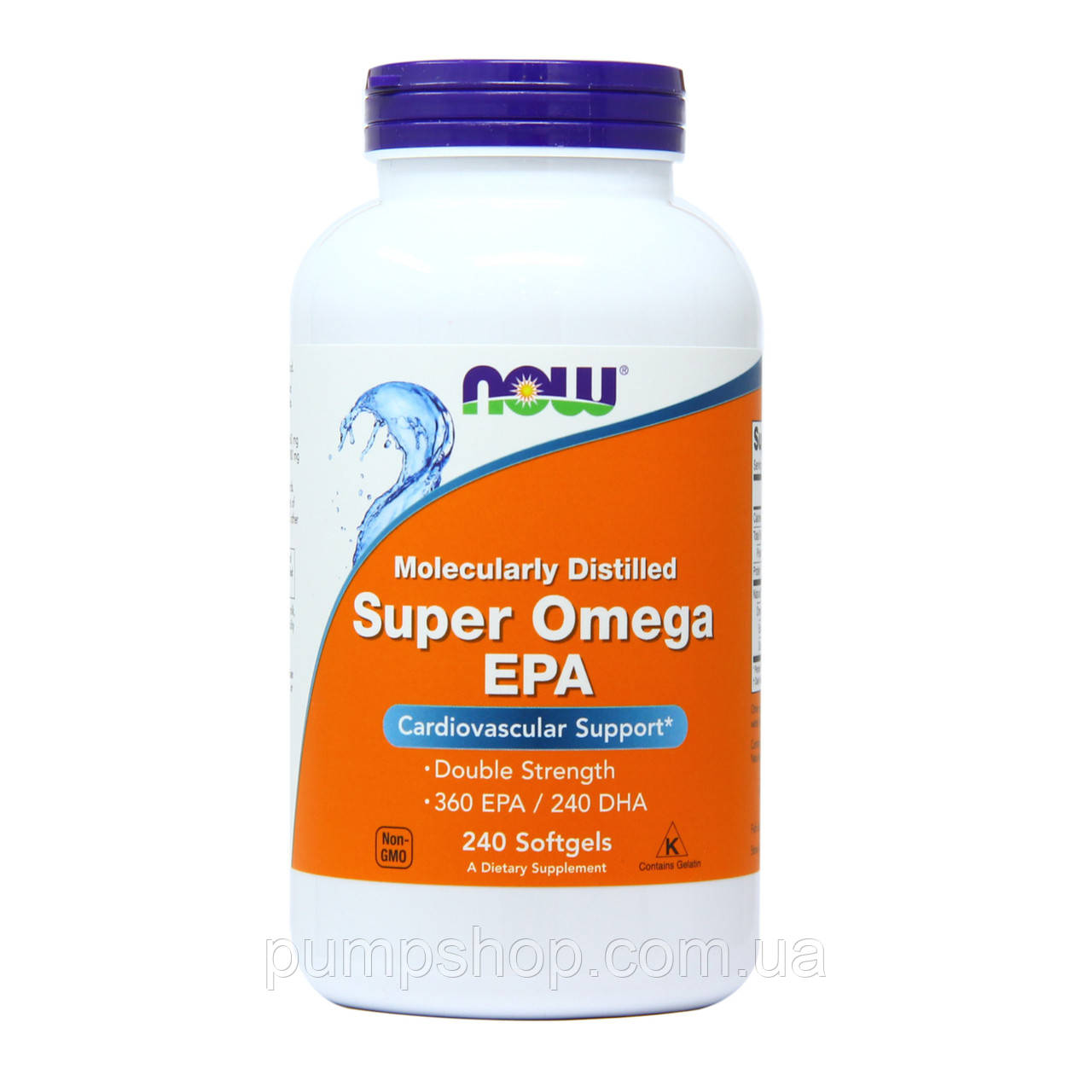 Омега-3 жирні кислоти Now Foods Super Omega EPA 1200 мг 240 капс.