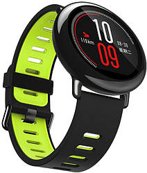 Браслет Traf для Amazfit Pace Black-Green (Амазфит Пейс Спорт)