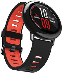 Ремінець Traf для Amazfit Pace Black-Red (Амазфит Пейс Спорт)