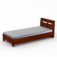 Кровать с матрасом односпальная 90 Стиль яблоня Компанит (94х213х95 см)
