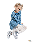 ОПТОМ Колготки для дівчинки Snow White, сірі (92-98 / 2,5-3 роки) Knittex 2125000645902, фото 2