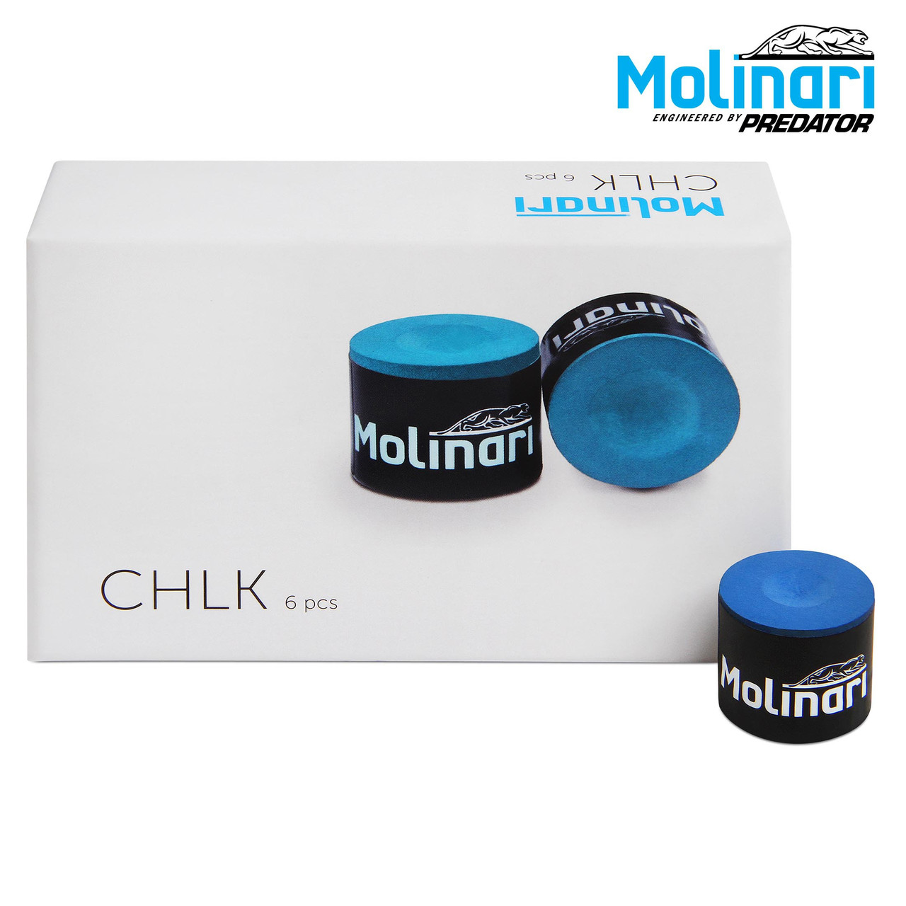 Крейда більярдна Molinari Chlk синя 1шт
